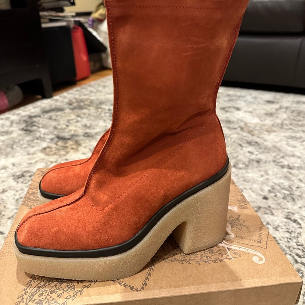 FREE PEOPLE GIGI ANKLE BOOTS -SIZE 38/8 - NEW IN BOX - Picture 7 of 8